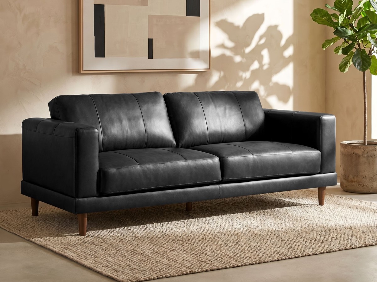 bex furniutre fiero hampton leather sofa