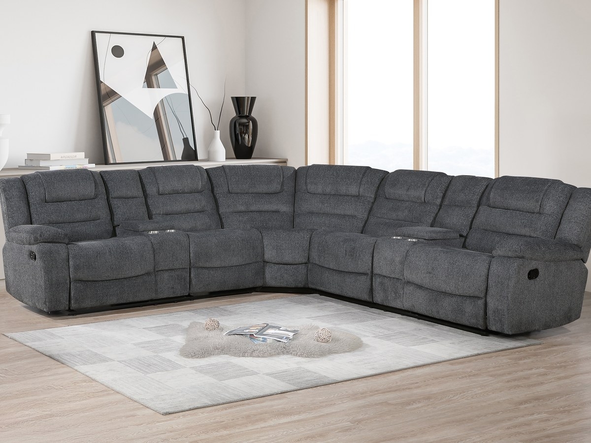 BeX Furniture Outlet High Quality at Low Prices Redondo Gray Reclining Sectional